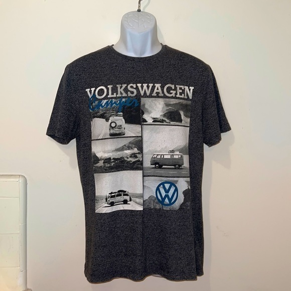 Unisex Official Volkswagen Heather Gray Volkswagen Camper Graphic Tee